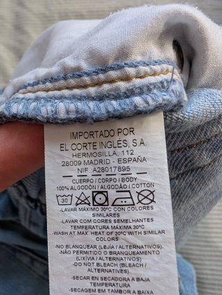 Shorts vaqueros niña 14 años