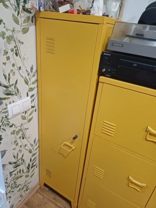 Armario Metálico Sklum Amarillo