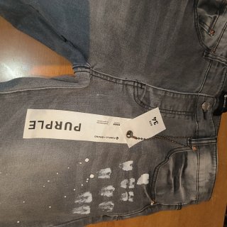 Pantalón vaquero gris Purple