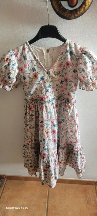 Bata Rociera Niña Flores