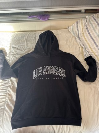 Sudadera Negra Los Angeles City of Angels