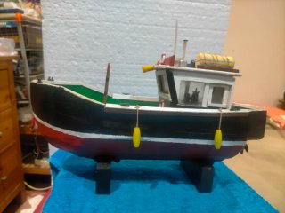 Maqueta Barco Pesquero Artesanal.