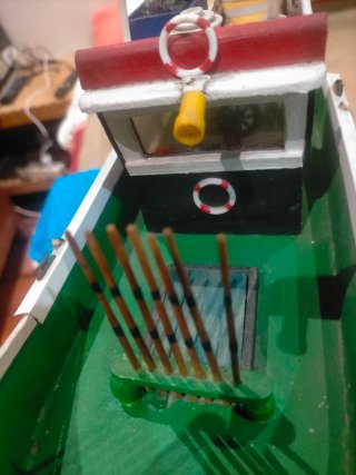 Maqueta Barco Pesquero Artesanal.