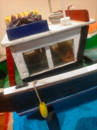 Maqueta Barco Pesquero Artesanal.