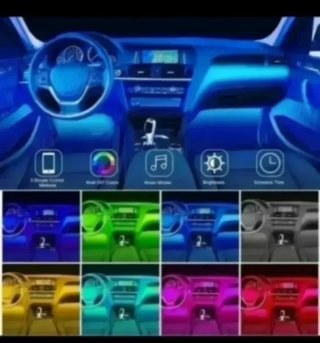 Luces LED Interior Bajos Coche Multicolor