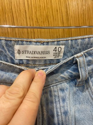 Shorts Vaqueros Stradivarius Talla 40