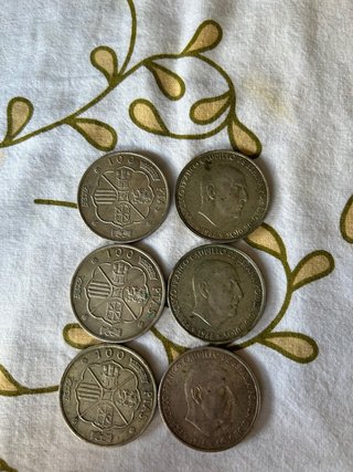 Moneda 100 pesetas Franco 1966