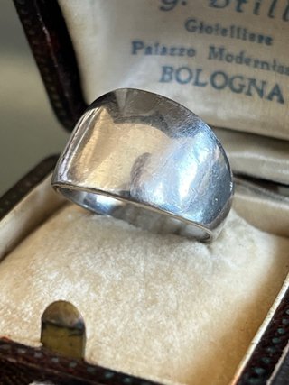 Anello Argento 925 Vintage Fascia