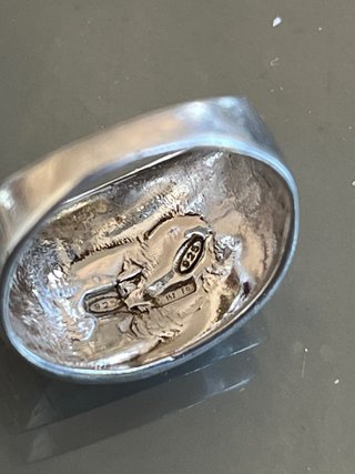 Anello Argento 925 Vintage Fascia