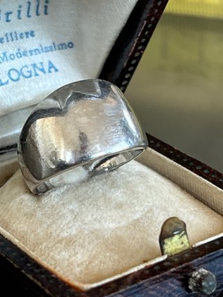 Anello Argento 925 Vintage Fascia