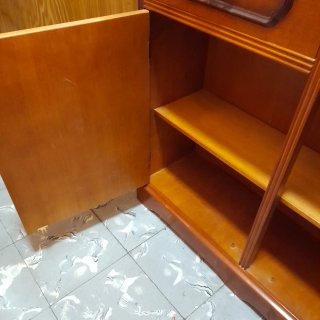 Mueble recibidor vintage con espejo