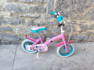 Bicicleta infantil rosa Minnie Mouse