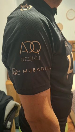 Maillot Ciclismo UAE Negro Dorado
