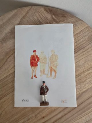 Figura Plomo Capitán Tanque Francés Ed. Del Prado