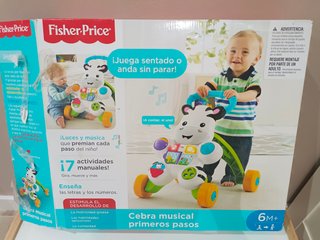 Andador correpasillos cebra bebé