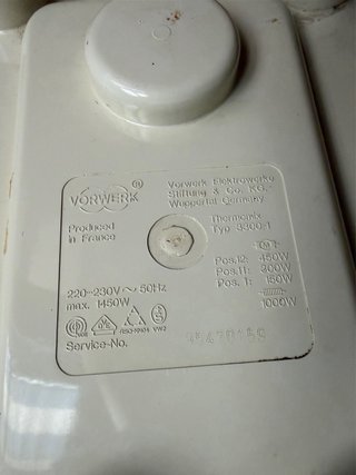 Thermomix 3300 Vorwerk Dos unidades