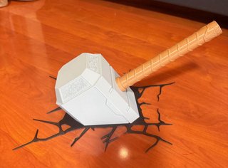 Martillo de Thor efecto 3D