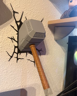Martillo de Thor efecto 3D