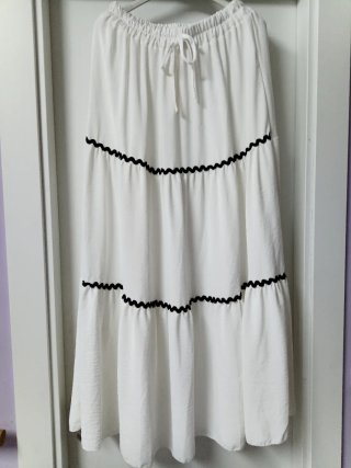 Conjunto Falda y Top Blanco