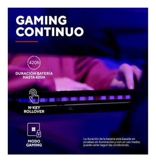 Teclado gaming GXTrust 1831 Dothix TKL 80%
