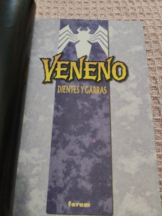 COMIC VENENO DIENTES Y GARRAS