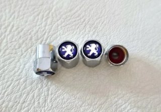 Peugeot Tapones de Neumaticos Llantas Ruedas Coche