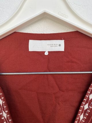 Chaleco bordado Zara Talla S