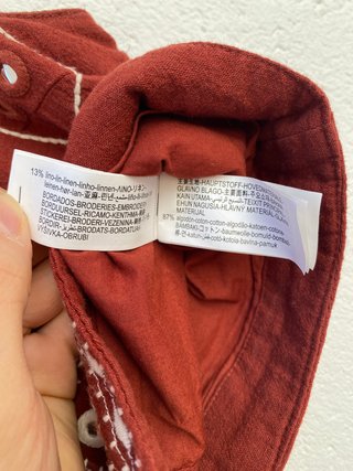 Chaleco bordado Zara Talla S