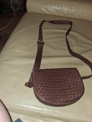 Bolso Bimba y Lola Marrón Tejido