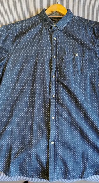 Camisa vaquera BRAVE SOUL azul
