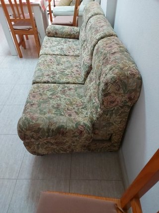 Sofá modular 3 piezas floral