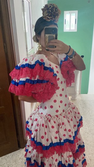 Traje de flamenca con lunares