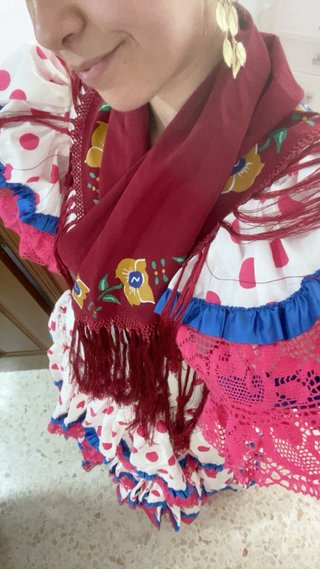 Traje de flamenca con lunares