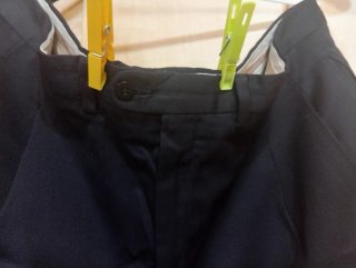 Pantalones negros hombre