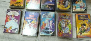 Lote 10 Películas VHS Disney Clásicos