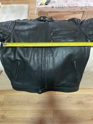Chaqueta de moto hombre negra y roja