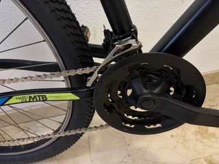 Bicicleta Btwin Rockrider MTB Negra talla L/XL