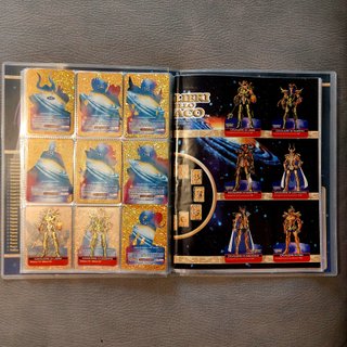 I Cavalieri dello Zodiaco Lamincards Serie Oro