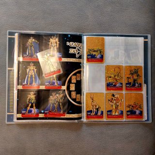I Cavalieri dello Zodiaco Lamincards Serie Oro