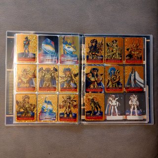 I Cavalieri dello Zodiaco Lamincards Serie Oro