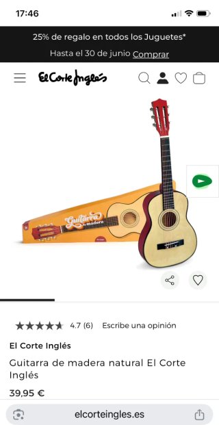 Guitarra Clásica Infantil