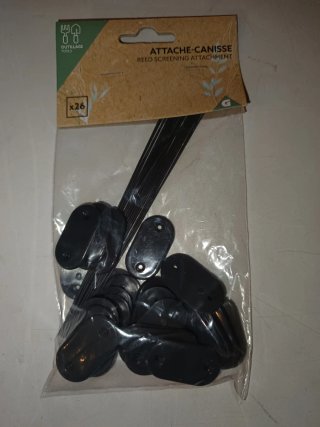Kit fijación malla ocultación 26 Uds