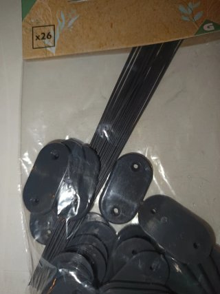 Kit fijación malla ocultación 26 Uds
