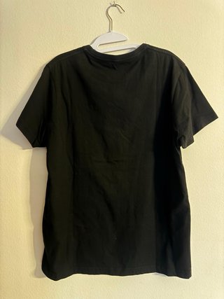 Camiseta Polo Club Negra Manga Corta