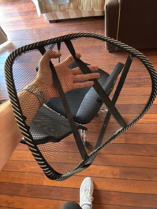 Silla de oficina ergonómica negra