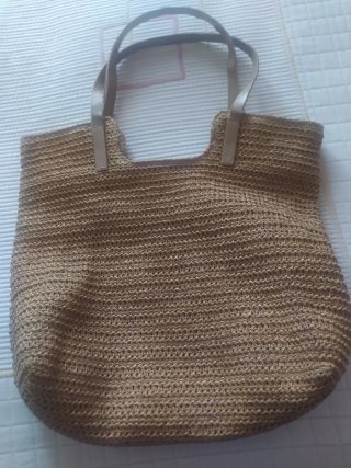 Bolso Rafia de Primark tejido color beige