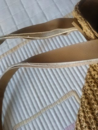 Bolso Rafia de Primark tejido color beige