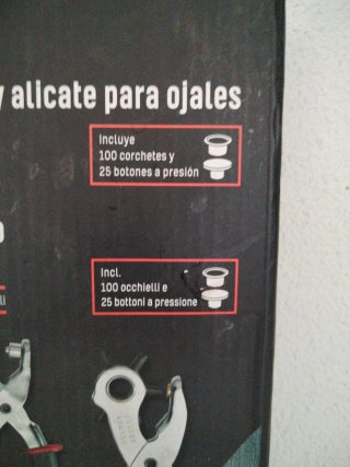 Set Sacabocados y Alicate para Ojales Parkside