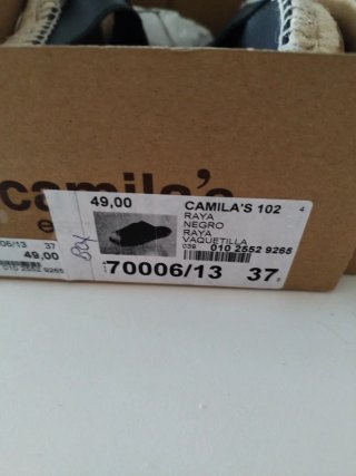 Sandalias Camila's Mujer Talla 37