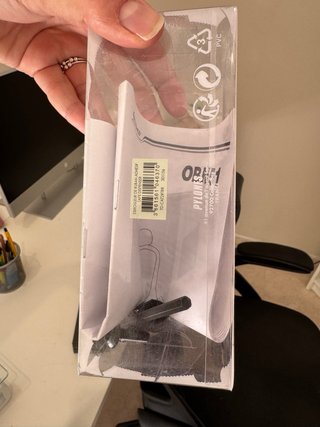 Silla de oficina ergonómica negra